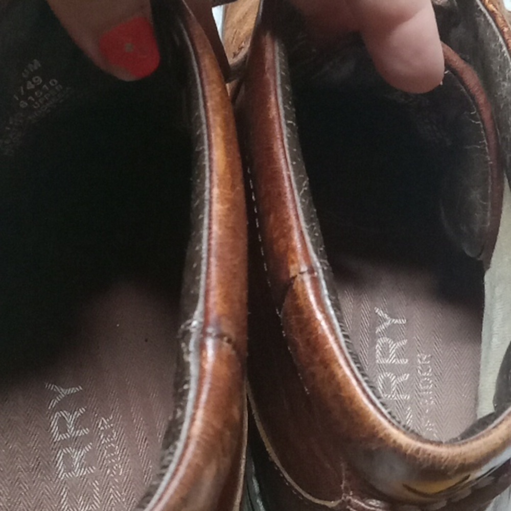 Sperry top siders brown men's shoes size 10 - Picture 6 of 7